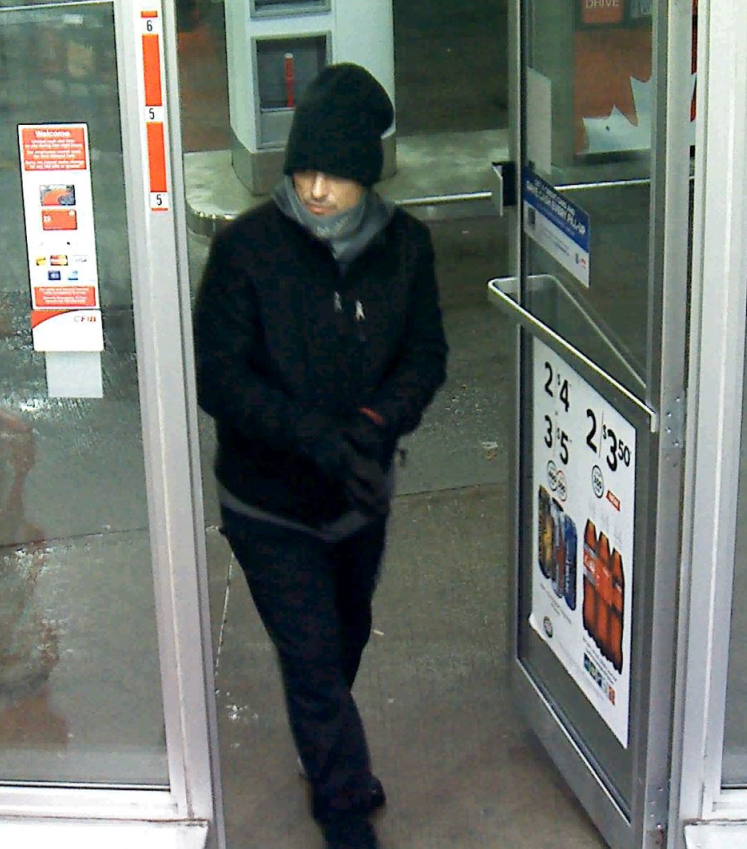 Police say this man is wanted in connection with two robberies at the Petro Canada on Bayers Road in Halifax. 