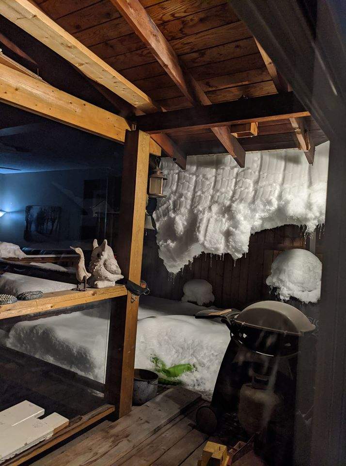 Tulameen was hit by heavy snow early last week.