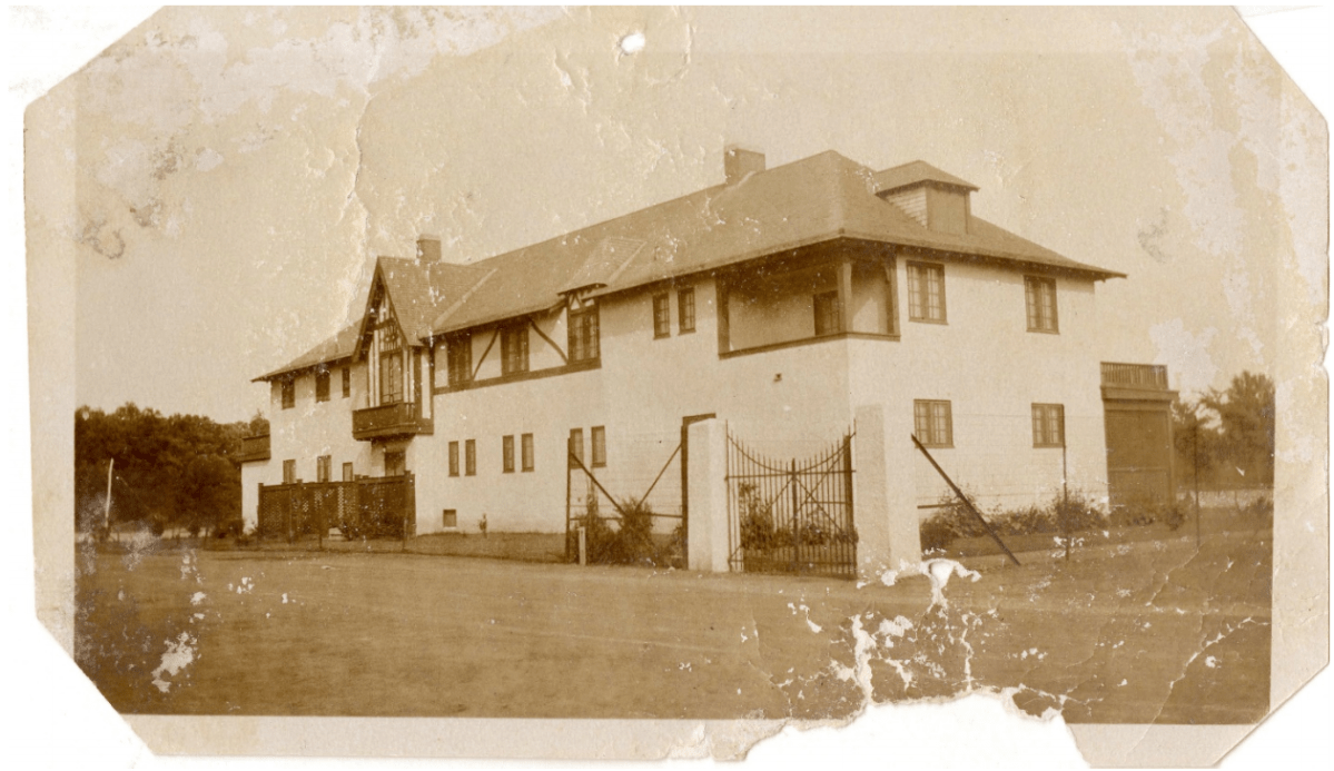 An undated image of the north façade of the Ottawa Tennis and Lawn Bowling Club at 176 Cameron Ave. in Old Ottawa South.