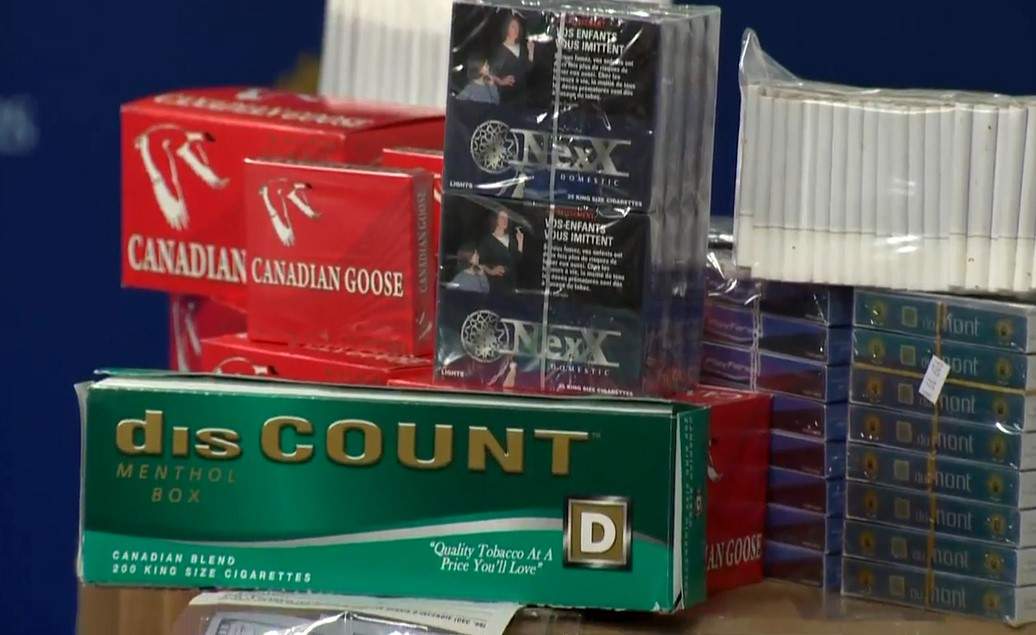 Police say the raids resulted in one of the largest illegal tobacco seizures Manitoba has ever seen.