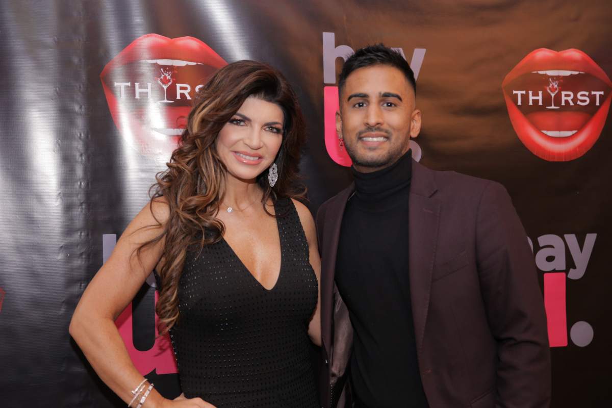 Teresa Giudice and Aneal Joshua. (hayu Canada / Luke Villemaire)