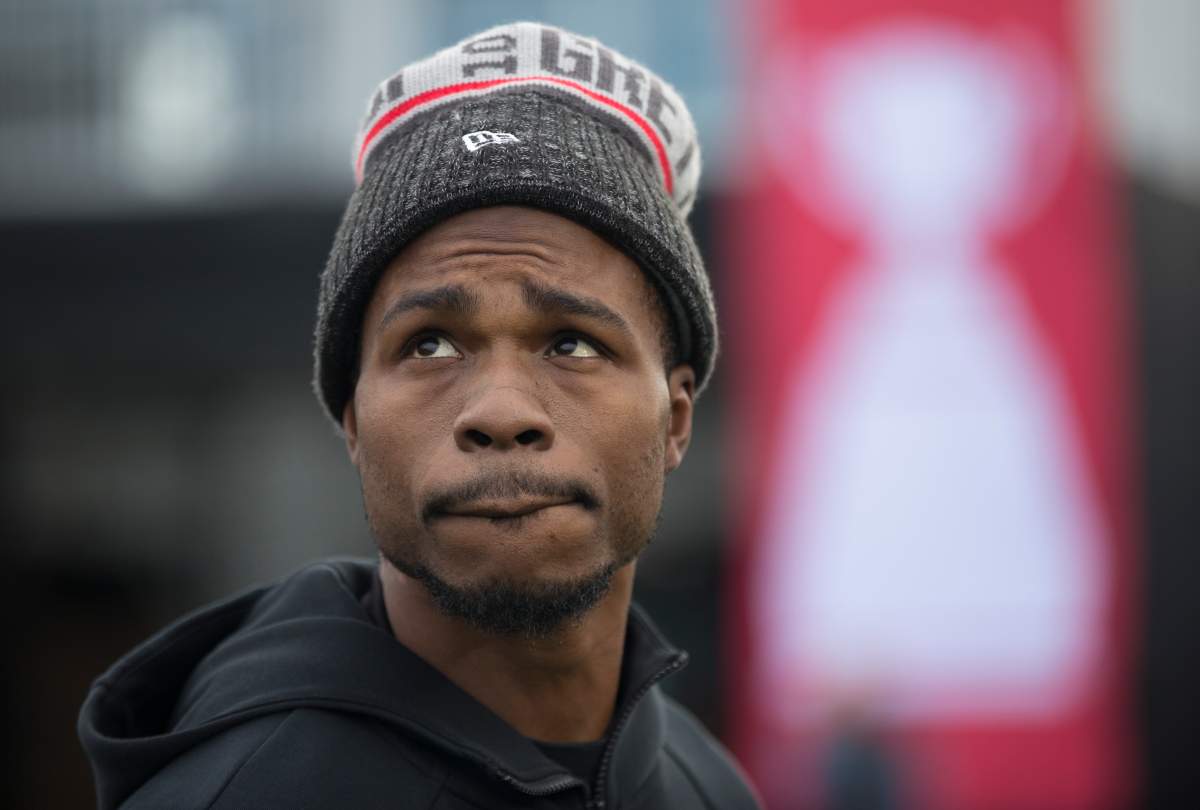 Hamilton Tiger-Cats Brandon Banks is seen during a practice prior to the 107th Grey Cup in Calgary, Saturday, Nov. 23, 2019.