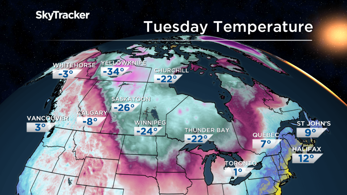Deep freeze, extreme cold to spread across much of Canada this week - image