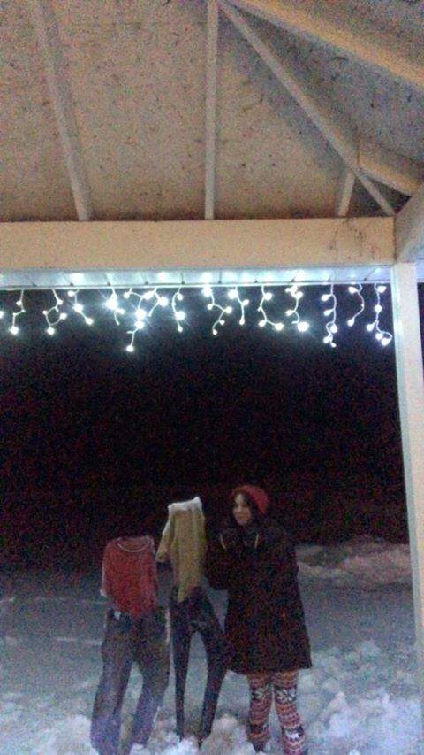 Frozen outfits in Peace River, Alta. on Jan. 15, 2020.