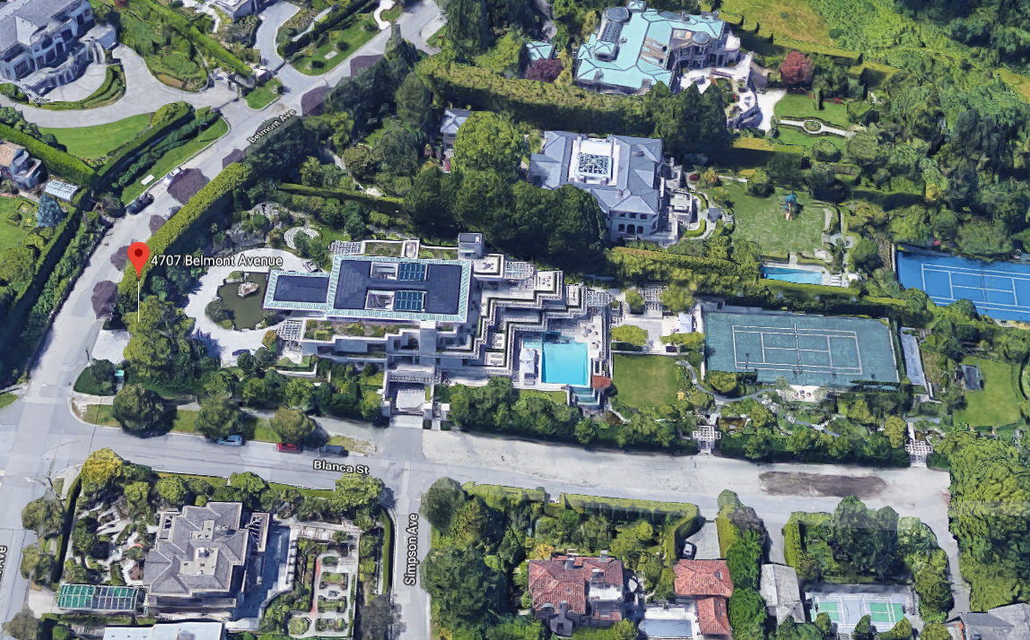 4707 Belmont Ave. is the second most valuable property in B.C. according to BC Assessment.