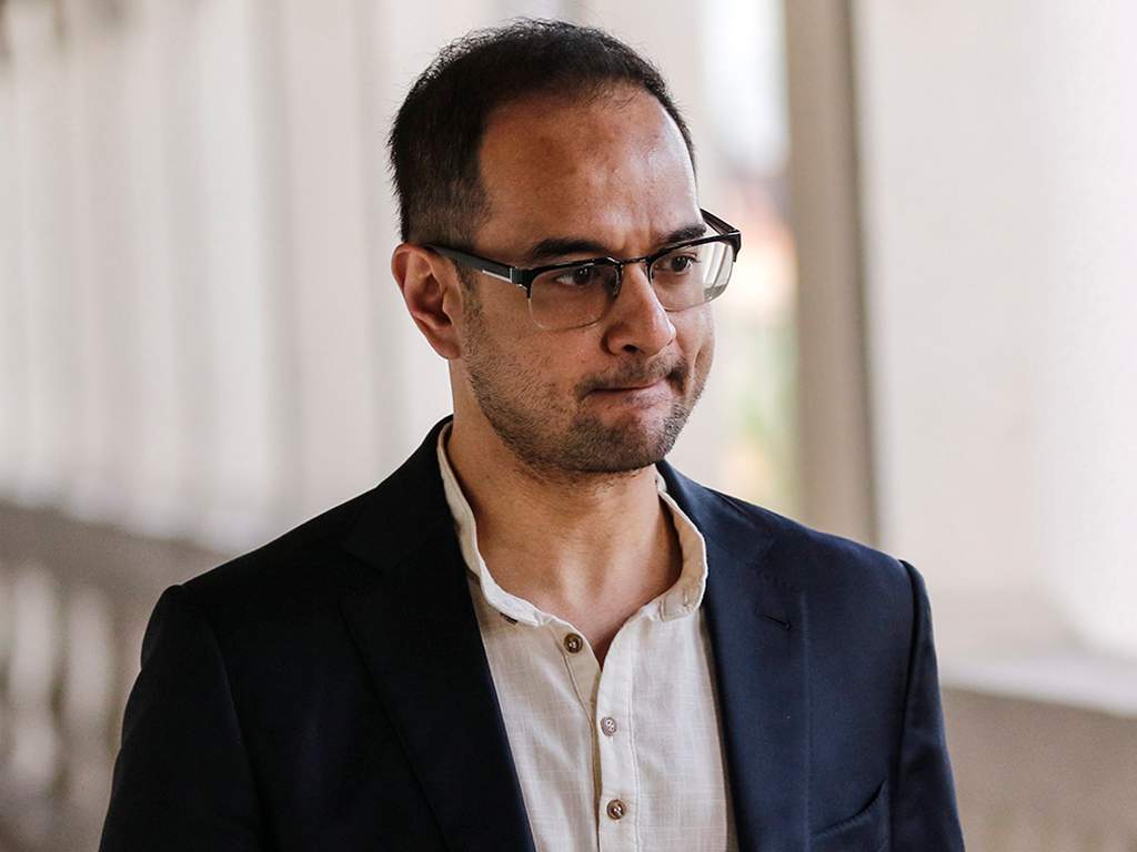 Riza Aziz, stepson of the former Malaysian prime minister Najib Razak, arrives at the Kuala Lumpur High Court in Kuala Lumpur, Malaysia, on July 5, 2019.
