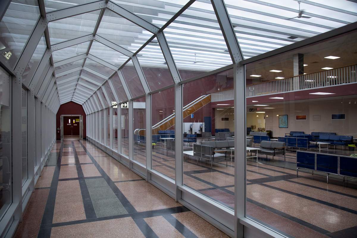 The International lounge of Gander International Airport, in Gander, N.L., is shown on Friday, November 15, 2019. THE CANADIAN PRESS/Paul Daly