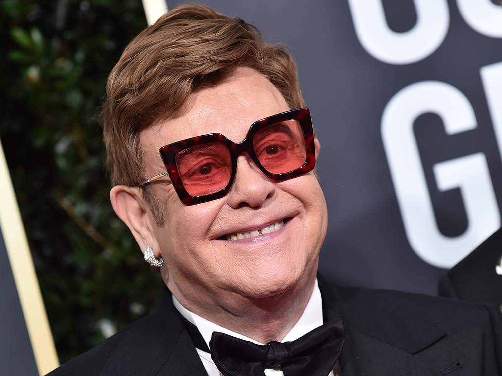 Elton John at the 77th Golden Globe Awards held at the Beverly Hilton Hotel.