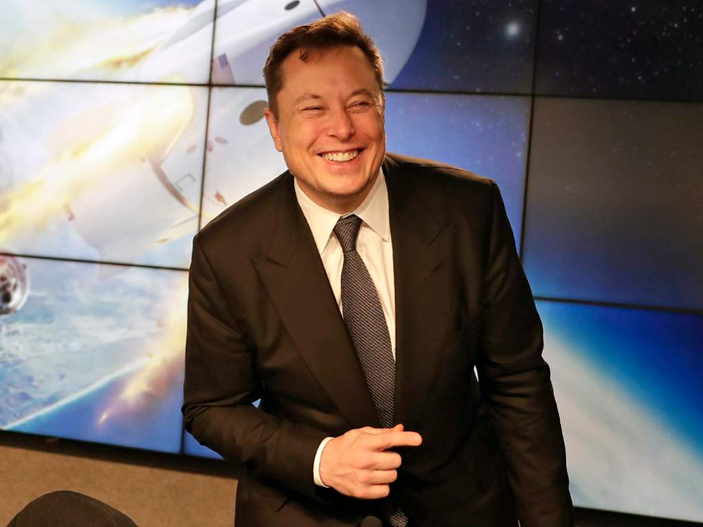 In this Jan. 19, 2020, file photo Elon Musk, founder, CEO and chief engineer/designer of SpaceX, speaks during a news conference at the Kennedy Space Center in Cape Canaveral, Fla.