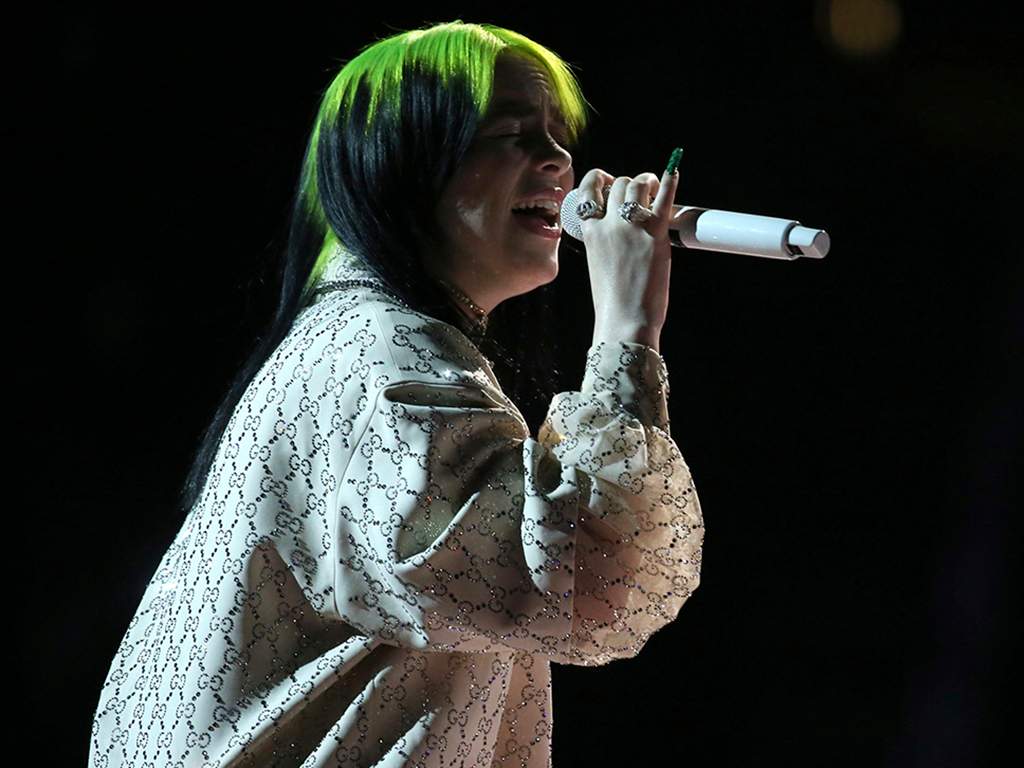 Billie Eilish performs 'When the Party's Over' at the 62nd annual Grammy Awards on Sunday, Jan. 26, 2020, in Los Angeles, Calif.