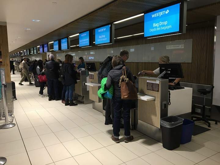 Multiple flights have been delayed due to poor weather conditions on Friday.