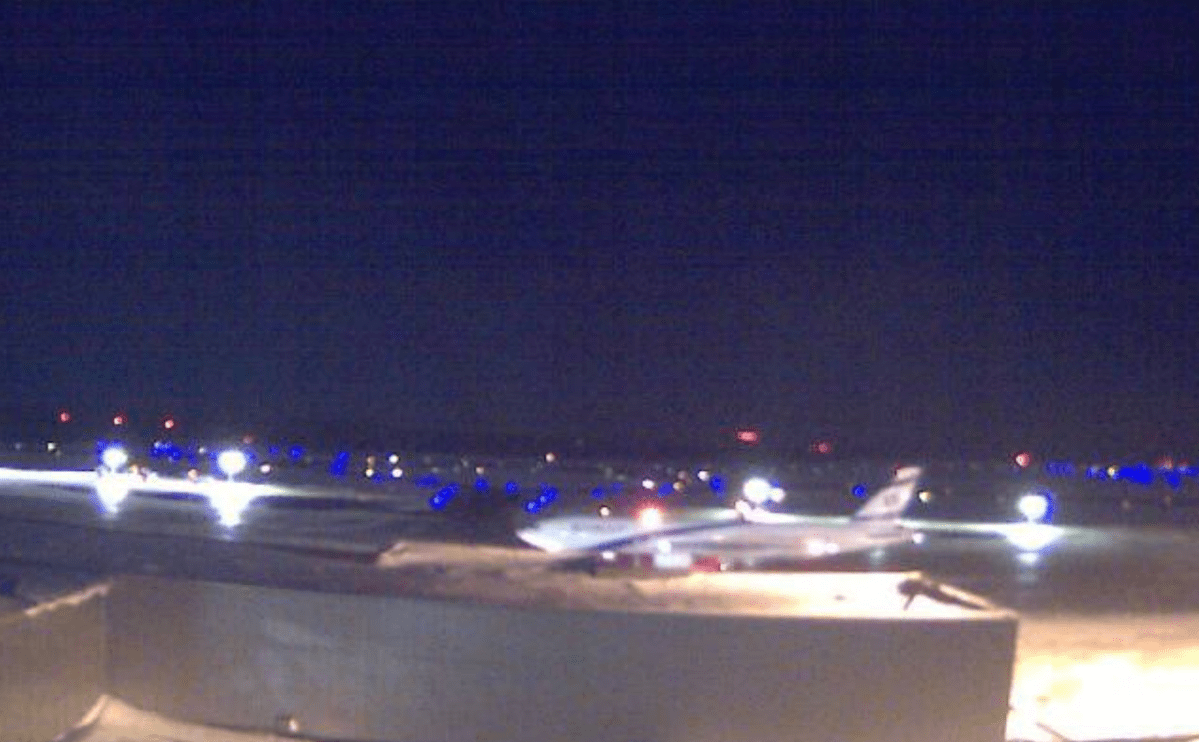 The Boeing 777 was scheduled to arrive in Tel Aviv, Israel just before 4 a.m. local time.