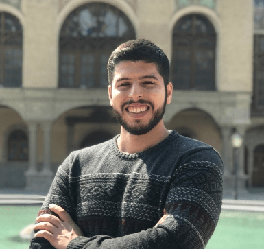 Amir Hossein Saeedinia was a just beginning his PhD studies at the U of A’s Centre for Design of Advanced Materials.