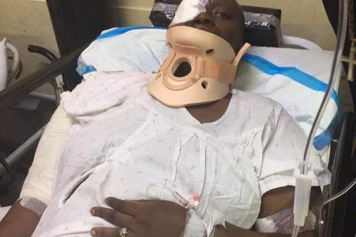 Anika Walters was seriously injured in a crash.