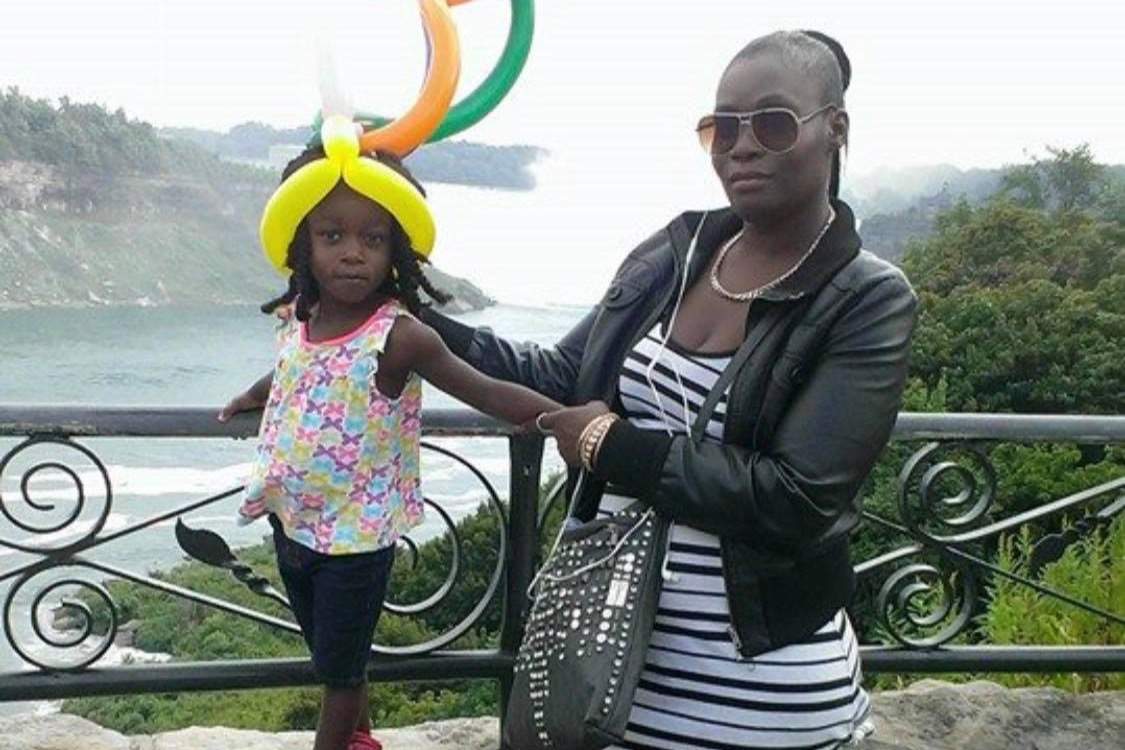 An older photo shows Anika Walters with her daughter Christalea, who is now 6. 