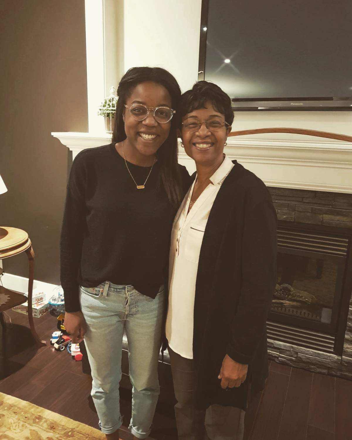 Annie Newman and Gladys Thomas in Surrey, B.C., in 2018.