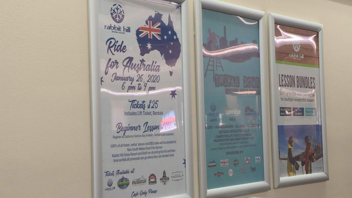 Edmontonians can hit the slopes Sunday evening to raise money for Australia.