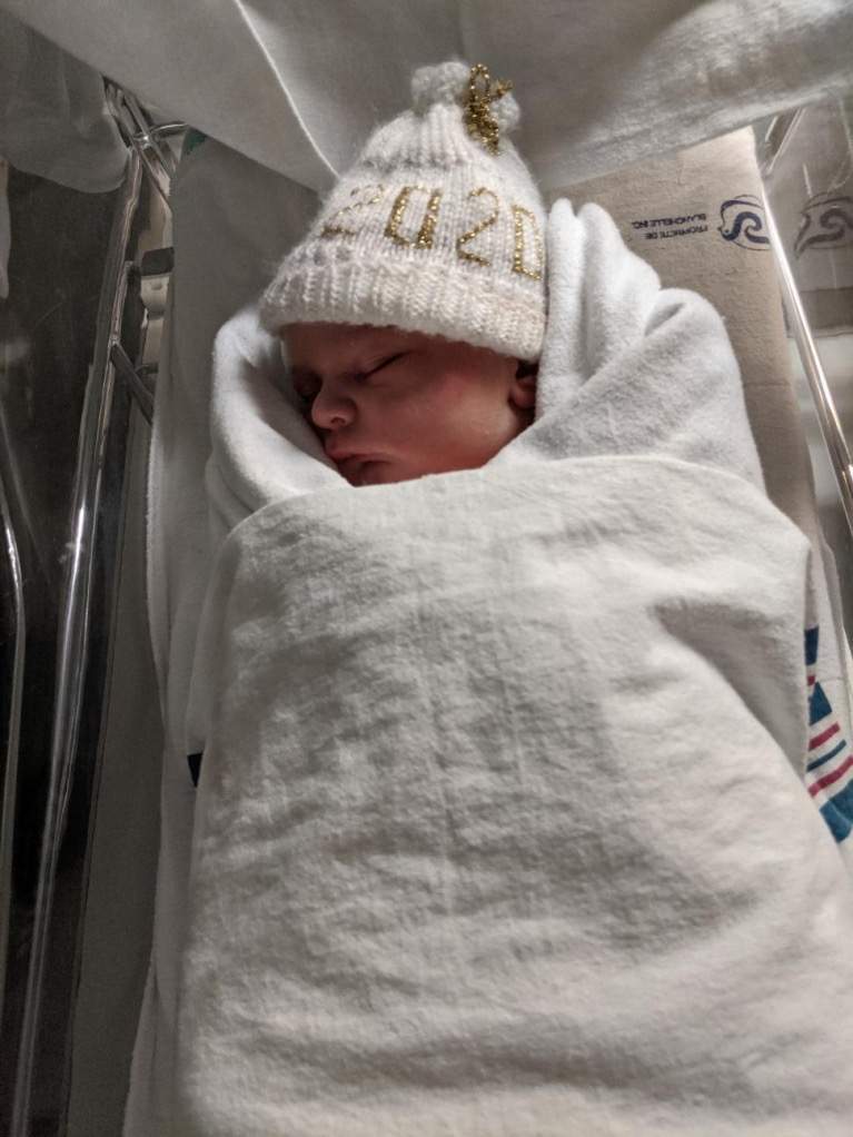Baby Henri is the province’s first baby of 2020. He is doing well.