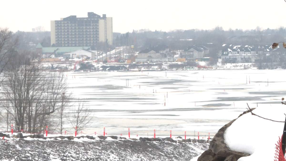 The 1.2 km long bridge will connect John Counter Blvd. and Gore Road. Construction is expected to take 3 years.