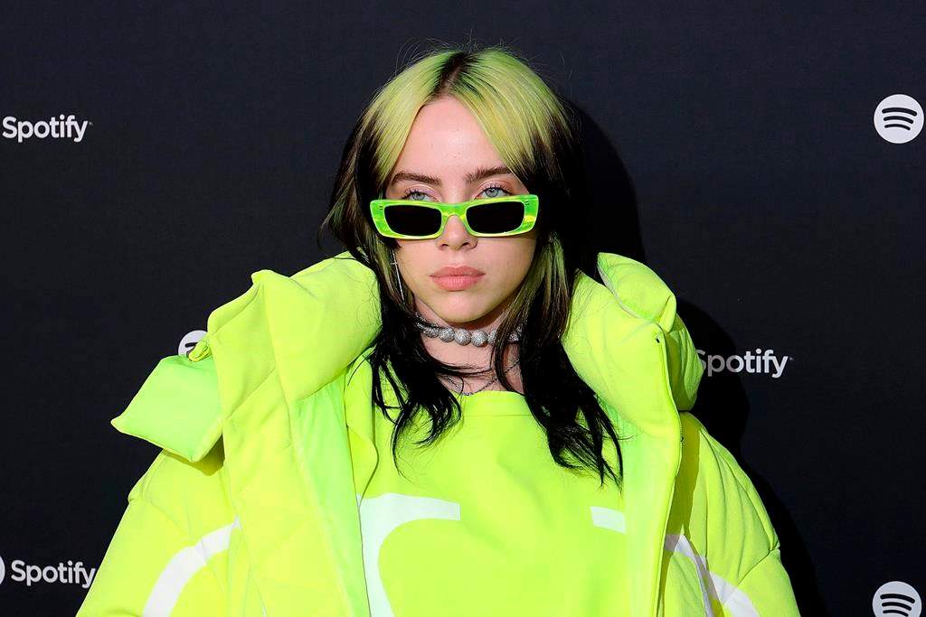 Billie Eilish arrives at the 2020 Spotify Best New Artist Party at The Lot Studios on Thursday, Jan. 23, 2020, in West Hollywood, Calif. (Photo by Willy Sanjuan/Invision/AP)