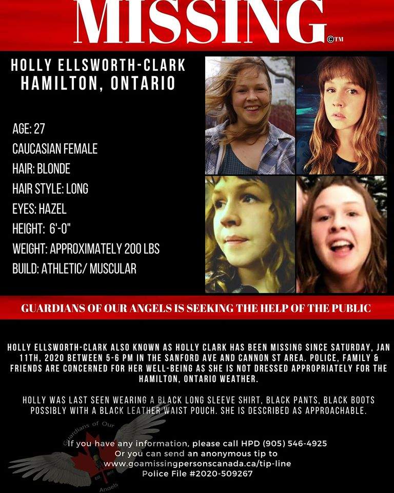 Hamilton police release images of Holly Ellsworth-Clark from the day she went missing - image