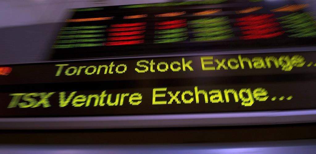 The TSX ticker is shown in Toronto on May 10, 2013.
