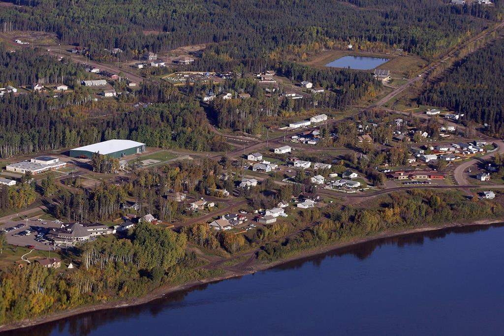 An aerial view of Fort McKay, Alta., Monday, Sept. 19, 2011.