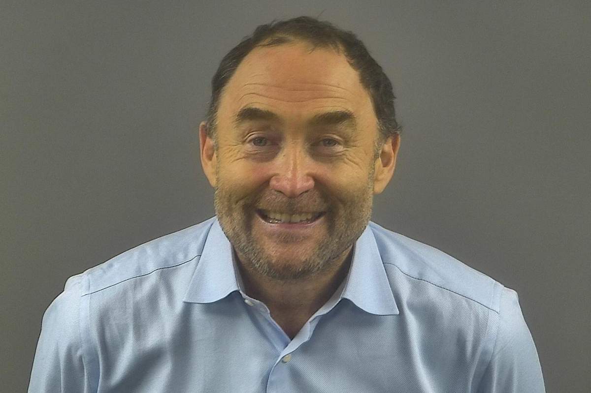 Former NHL goaltender Ed Belfour is shown in this mugshot photo from Jan. 28, 2020.