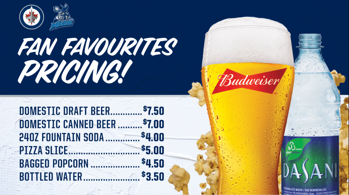 Winnipeg Jets’ concession prices to fall, but ticket prices to rise slightly - image