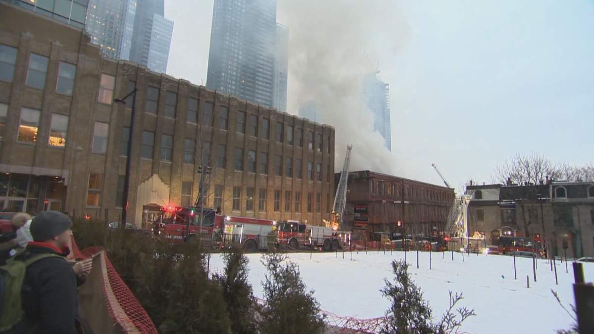 The case has been transferred to the Montreal police arson unit for investigation. Police say there are no suspects at this time.