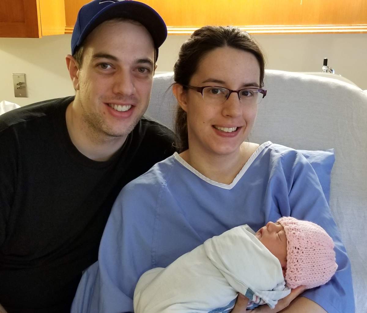 Brenda and Hudson Scott of Cobourg welcomed Naomi on Jan. 1, the first baby born at Northumberland Hills Hospital in 2020.