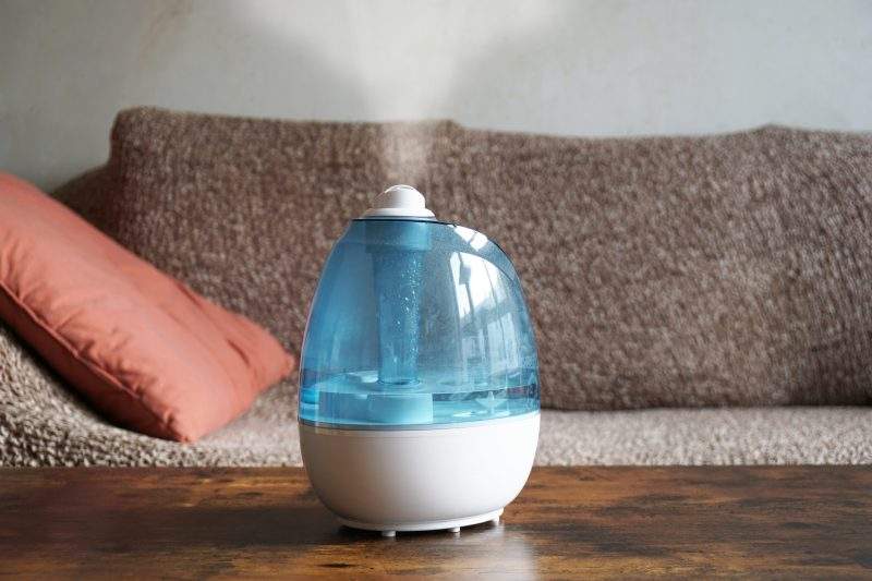 Humidifiers add moisture to the air.