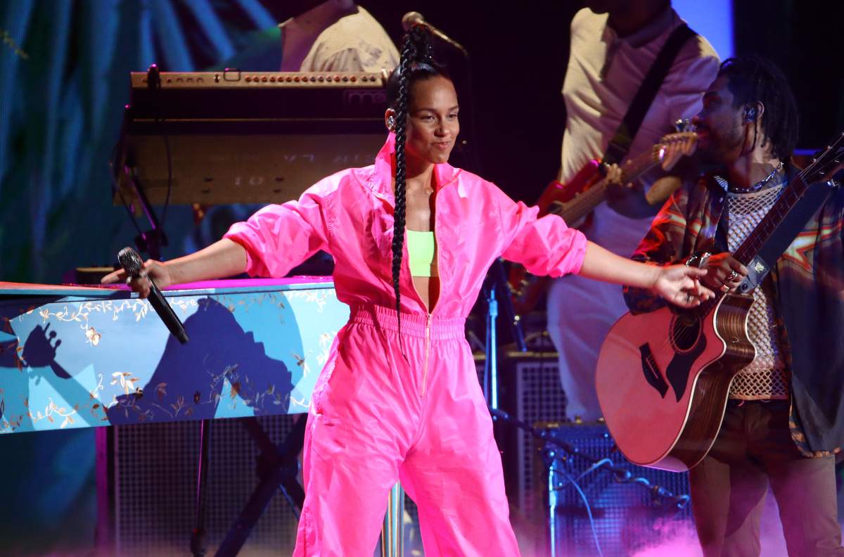 Alicia Keys performs onstage during the 20th annual Latin Grammy Awards at MGM Grand Garden Arena on Nov. 14, 2019 in Las Vegas, Nev. 