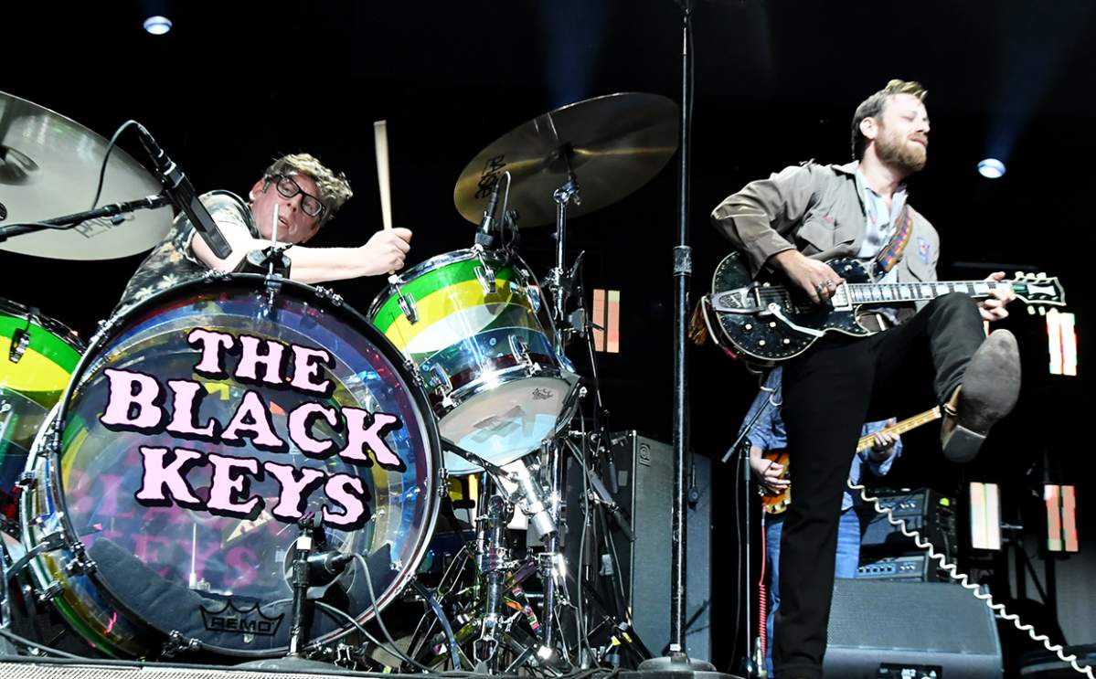 (L-R) Patrick Carney and Dan Auerbach of The Black Keys perform onstage at the 2020 iHeartRadio Alter Ego at The Forum on Jan. 18, 2020, in Inglewood, Calif.