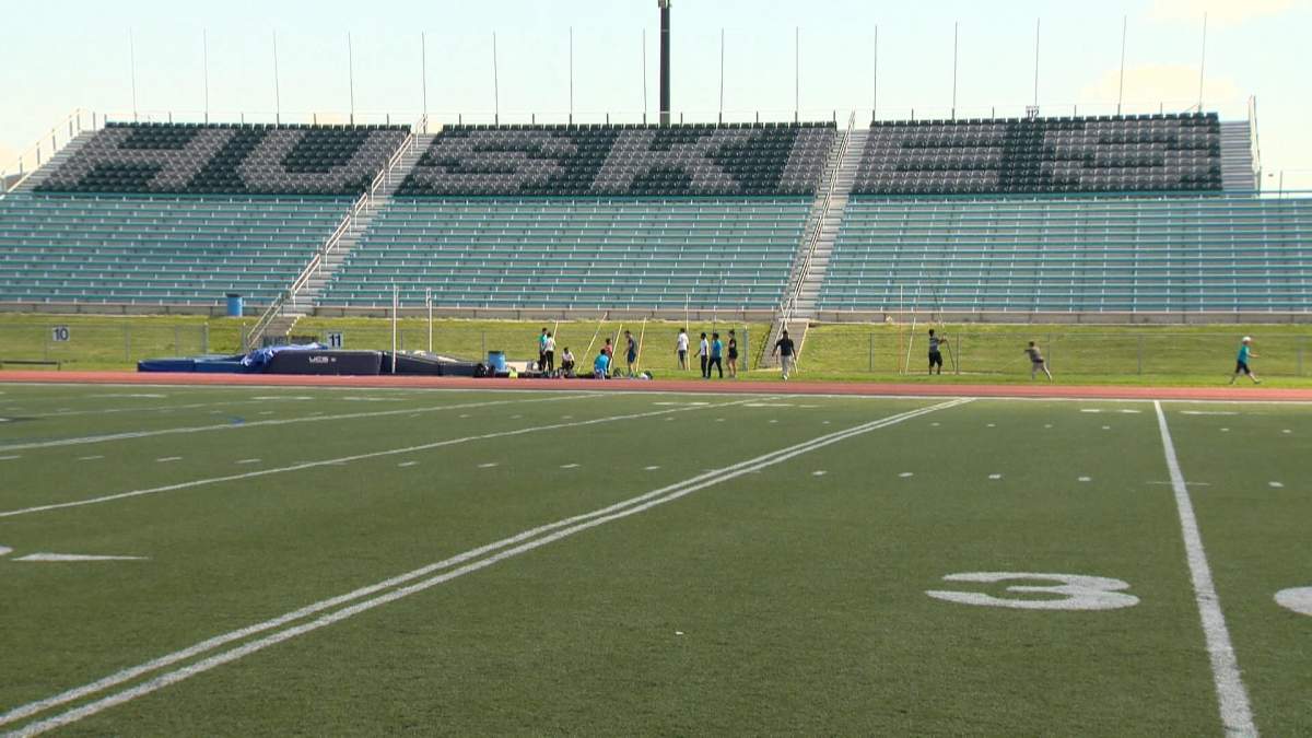 The Roughriders will hold training camp in Regina after the University of Saskatchewan announced the turf will be replaced at Griffiths Stadium.