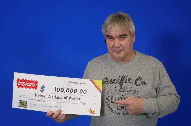 Garland, a married father of two, now plans to pay off his mortgage.