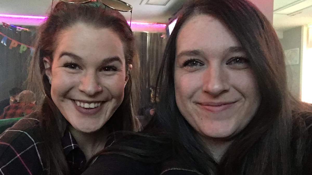 Riley Parratt (left) and Hollie Quinn (right)