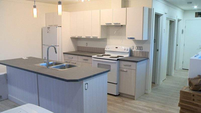 A look inside one of 16 new affordable housing units in the community of Rosedale.