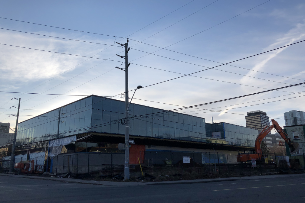The new Hamilton Police investigative services building near the downtown police headquarters is expected to open sometime this spring.