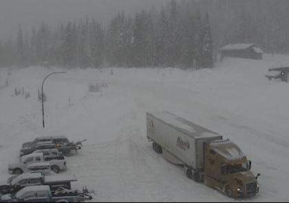 Kootenay Pass Monday morning.