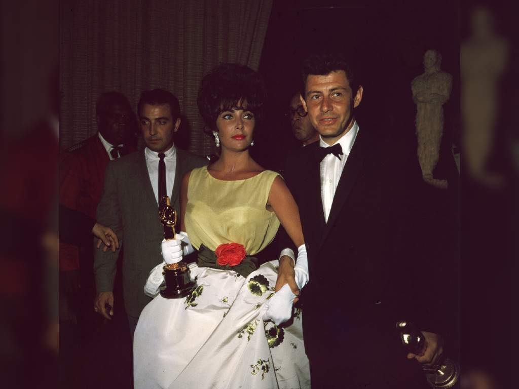 British-born actor Elizabeth Taylor wins the Oscar for best actress in director Daniel Mann’s film, ‘Butterfield 8,’ in 1961.