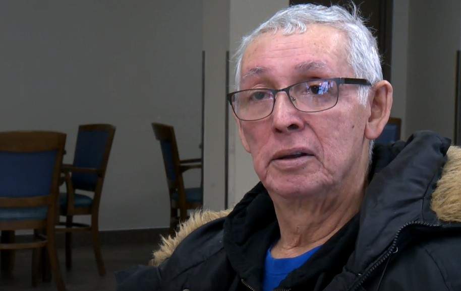 James Sinclair lives at 515 Elgin Ave. where firefighters were assaulted Tuesday. He says residents are too scared to leave their suites during fire alarms.