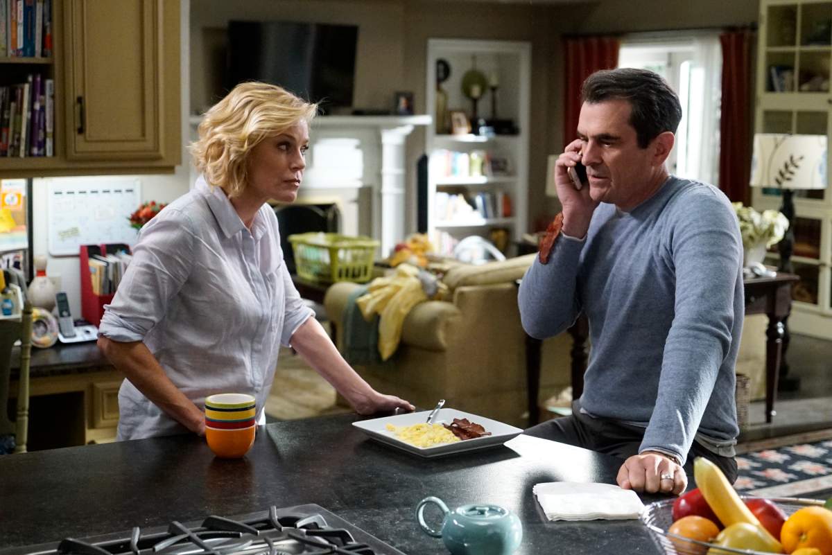 Julie Bowen and Ty Burrell on 'Modern Family.'.