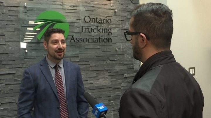 Marco Beghetto with the Ontario Trucking Association said he wants to see stiffer penalties for cargo thefts so that there are fewer repeat offenders out on the streets.