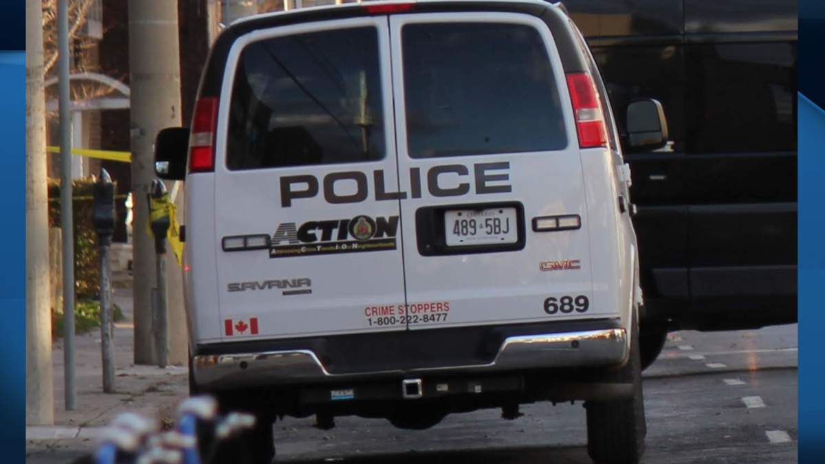 Hamilton police are still looking for a suspect after shots were allegedly fired at officers in the city's east end.
