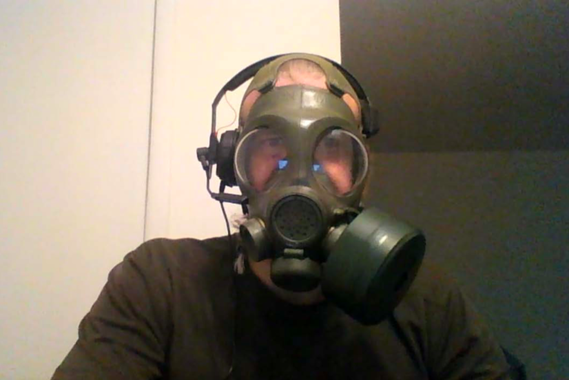 Image from video allegedly recorded by Patrik Jordan Mathews, and released by US prosecutors.