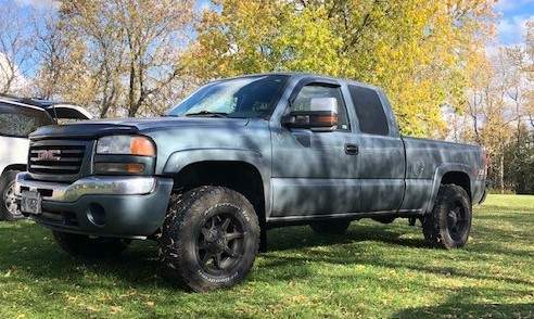 Northumberland OPP say this truck was reported stolen from a carpool lot on Monday night.