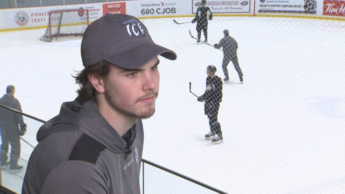 Michael Teply of the Winnipeg Ice.