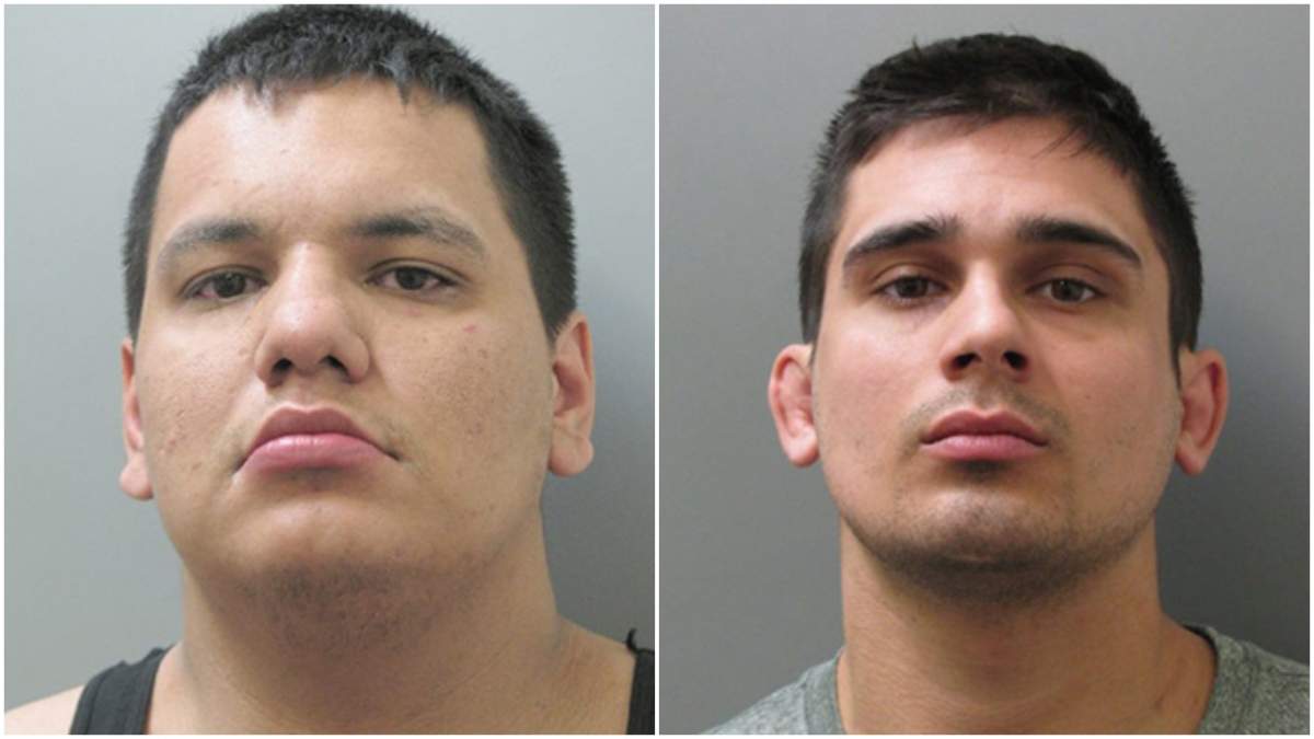 Jerome Montgomery Cook, 23, left, and Patrick Shamus Jackson, 32.