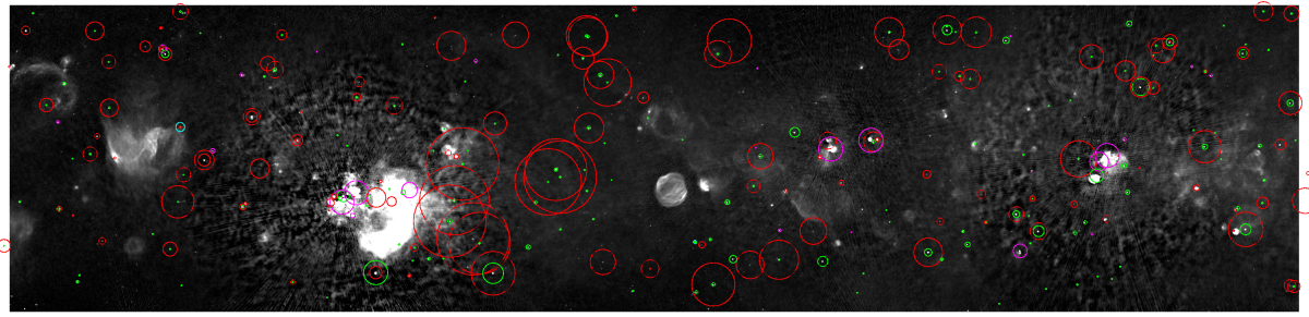 The image shows the THOR-only image of a section of the Milky Way.